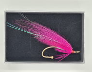 Salmon Fly Brooch - Pink