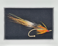 Salmon Fly Brooch - Aurora Cascade / Carron Shrimp